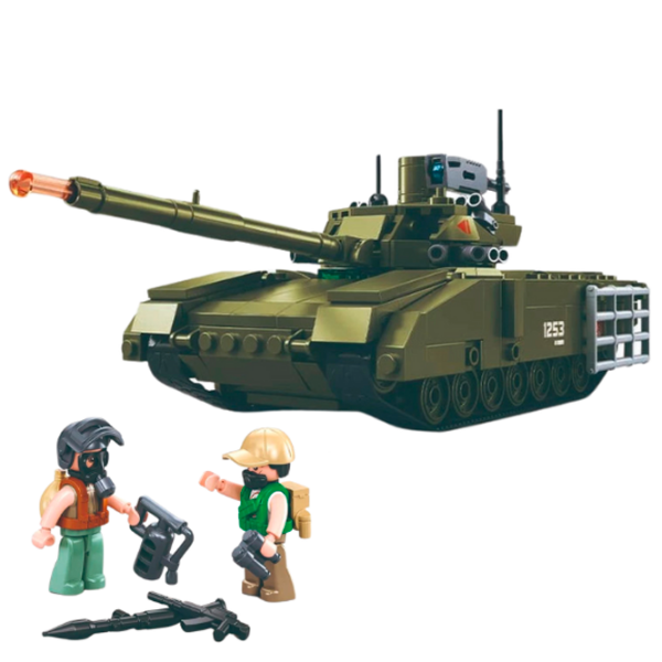 Constructor Sluban T-14S Khaki Numărul de piese 319, 6+ photo 2