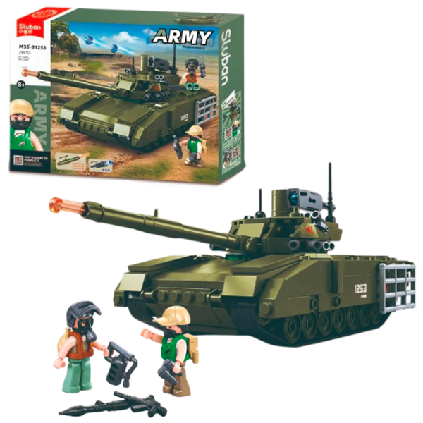 Constructor Sluban T-14S Khaki Numărul de piese 319, 6+ photo 3