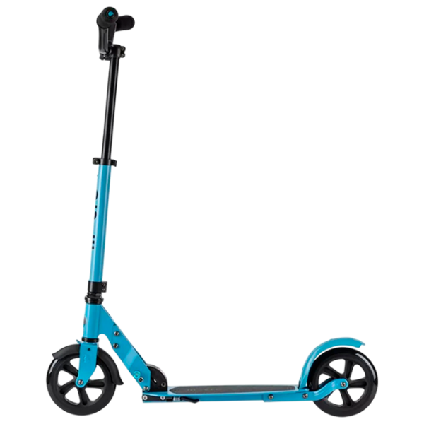 Детский двухколёсный самокат Micro Speed Deluxe (SA0214) Аляскинский голубой 7 лет, 100 кг, Полиуретановые photo 2