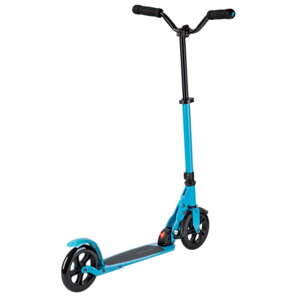 Детский двухколёсный самокат Micro Speed Deluxe (SA0214) Аляскинский голубой 7 лет, 100 кг, Полиуретановые photo 3