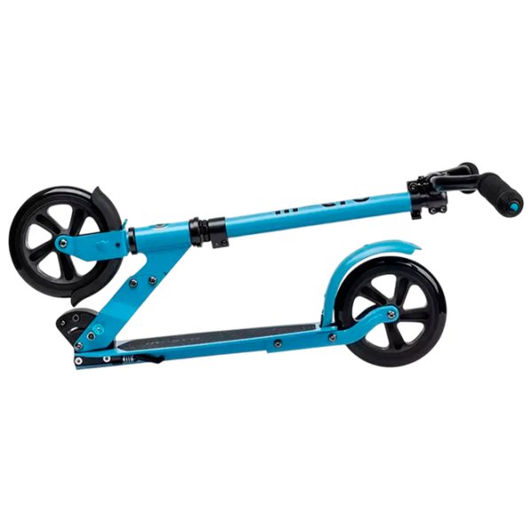 Детский двухколёсный самокат Micro Speed Deluxe (SA0214) Аляскинский голубой 7 лет, 100 кг, Полиуретановые photo 5