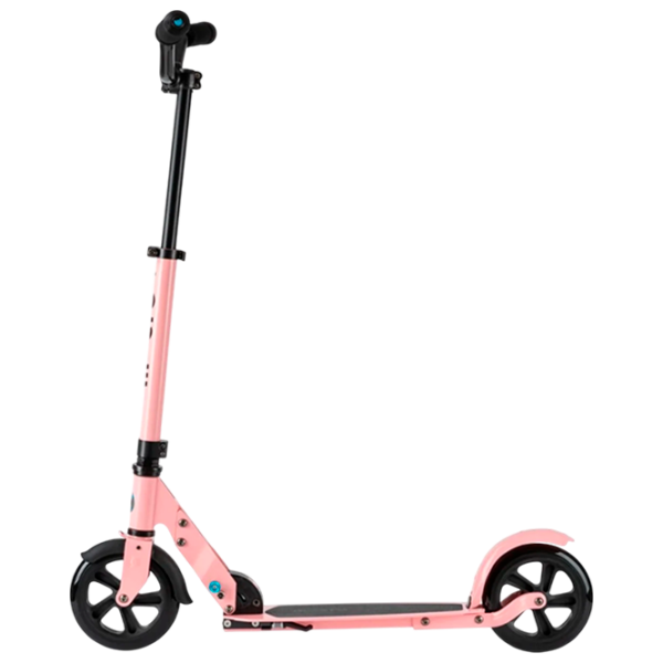 Детский двухколёсный самокат Micro Speed Deluxe (SA0213) Неоновая роза 7 лет, 100 кг, Полиуретановые photo 3