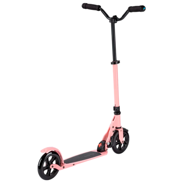 Детский двухколёсный самокат Micro Speed Deluxe (SA0213) Неоновая роза 7 лет, 100 кг, Полиуретановые photo 5