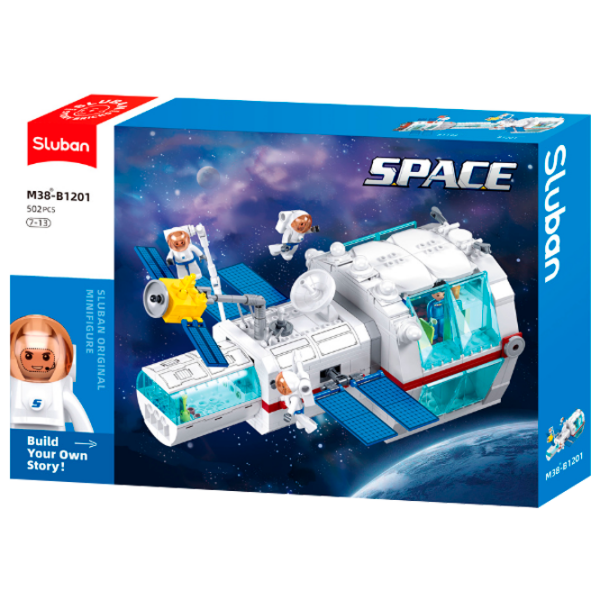 Constructor Sluban Spatial Basic Mode White Numărul de piese 502, 6+ photo 1