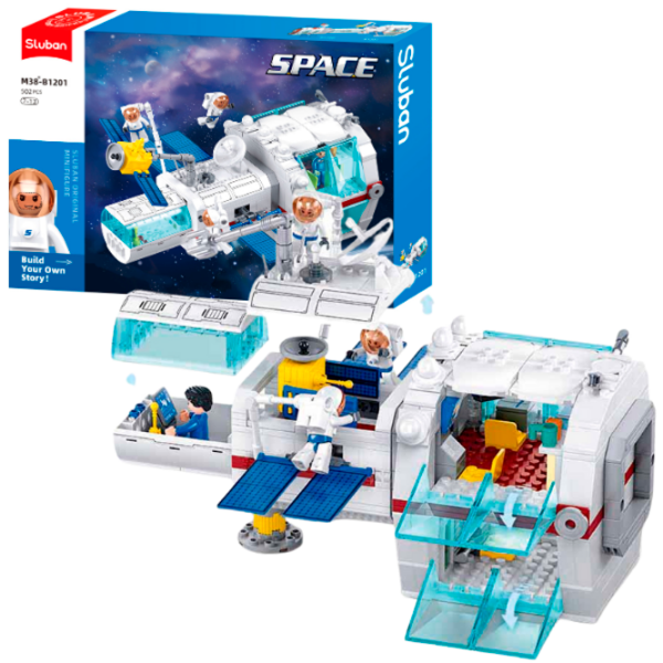 Constructor Sluban Spatial Basic Mode White Numărul de piese 502, 6+ photo 2