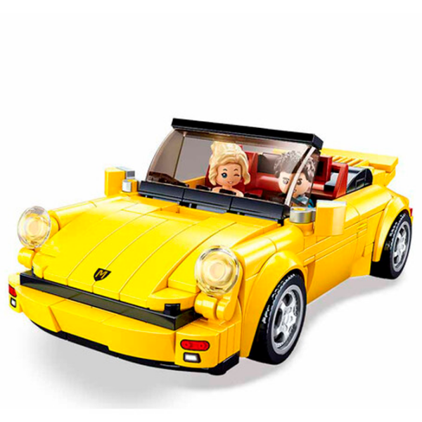 Constructor Sluban German Sports Car Yellow Numărul de piese 254, 6+ photo 2