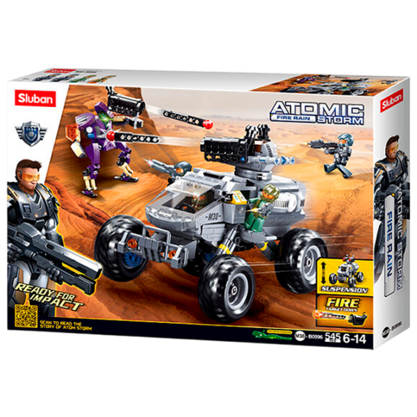 Constructor Sluban Infantry Gray Numărul de piese 545, 6+ photo 1