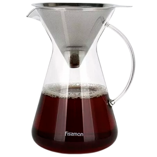 Ibric Fissman POUR OVER
Transparent 0.9l, Metal photo 3