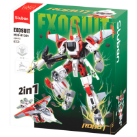 Constructor Sluban Jet Fighter White Numărul de piese 234, 6+