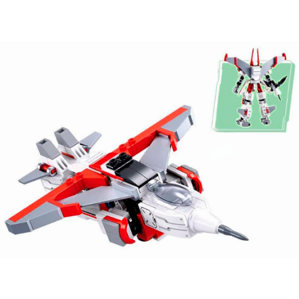 Constructor Sluban Jet Fighter White Numărul de piese 234, 6+ photo 4