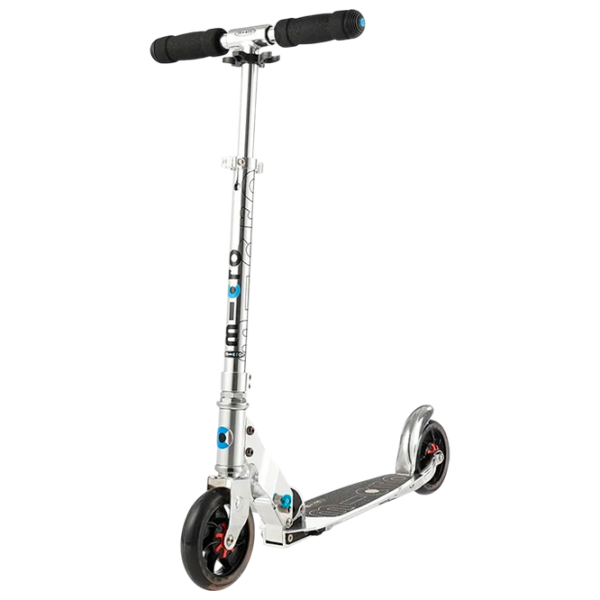 Trotinetă pentru copii cu două roți Micro Speed (SA0142) Silver , 100 kg, Din PU photo 1