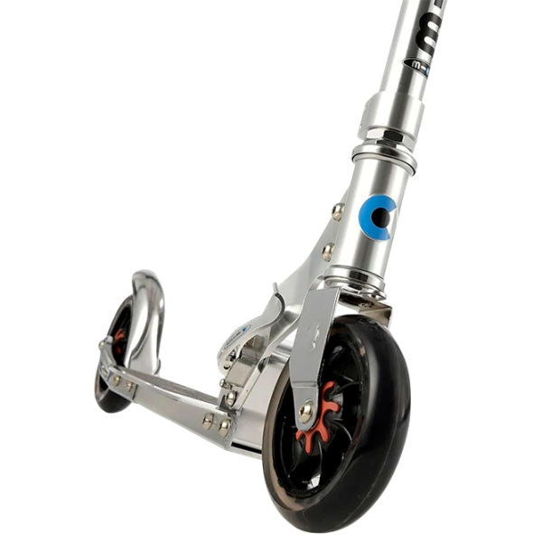 Trotinetă pentru copii cu două roți Micro Speed (SA0142) Silver , 100 kg, Din PU photo 3