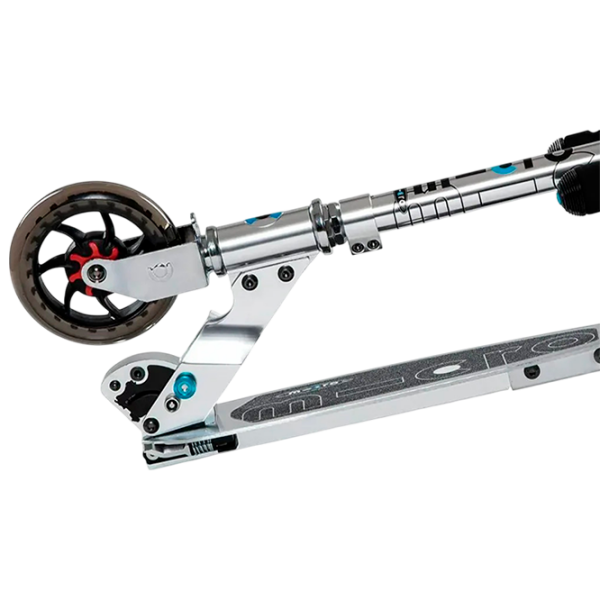 Trotinetă pentru copii cu două roți Micro Speed (SA0142) Silver , 100 kg, Din PU photo 4