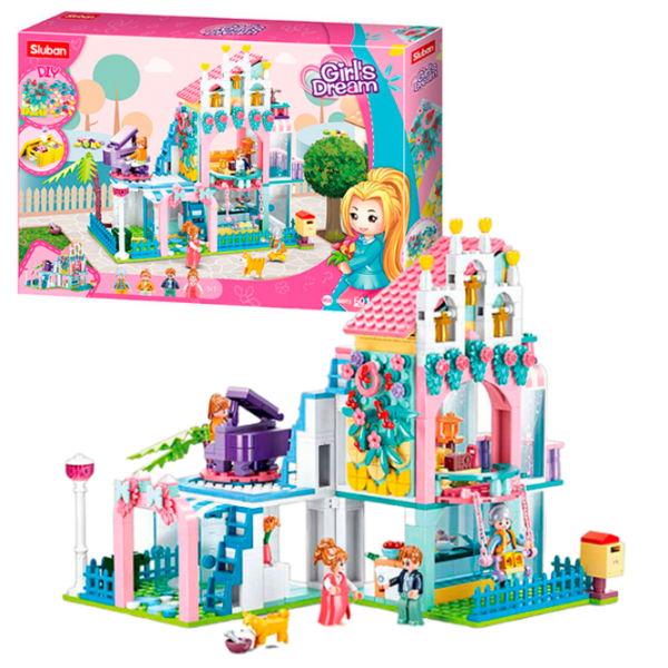 Constructor Sluban Dream Apartment Multicolor Numărul de piese 596, 6+ photo 2