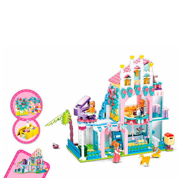 Constructor Sluban Dream Apartment Multicolor Numărul de piese 596, 6+ photo 4