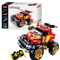 Constructor cu telecomandă Sluban SUV Red Numărul de piese 265, 8+