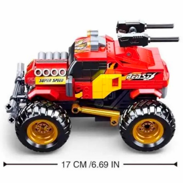 Constructor cu telecomandă Sluban SUV Red Numărul de piese 265, 8+ photo 4