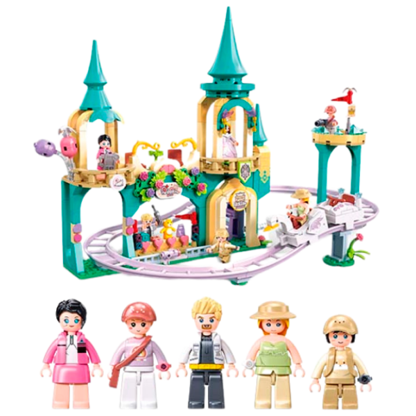 Constructor Sluban Amusement Park Multicolor Numărul de piese 448, 6+ photo 5