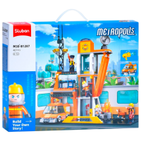 Constructor Sluban Fire Station Orange Numărul de piese 407, 6+