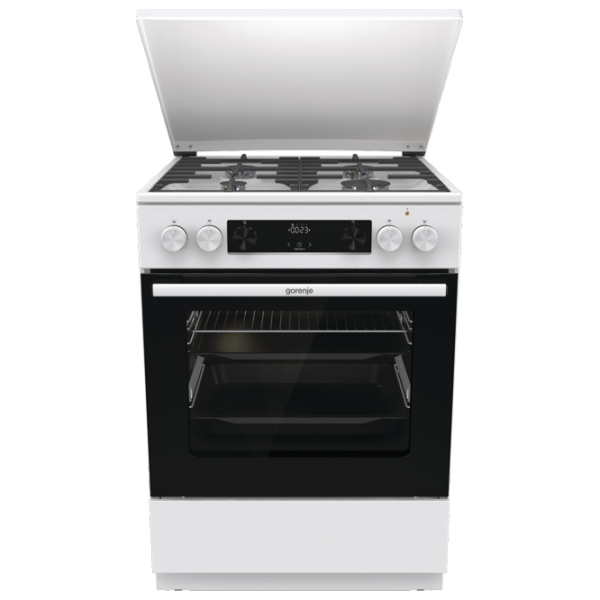 Aragaz Gorenje GKS6C71WF White Tipul plitei: Pe gaz, 71 l, Tipul cuptorului: Electric photo 1