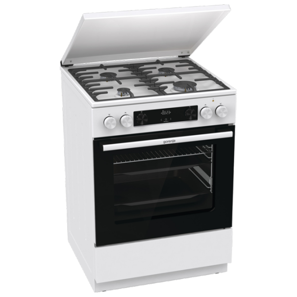 Aragaz Gorenje GKS6C71WF White Tipul plitei: Pe gaz, 71 l, Tipul cuptorului: Electric photo 2