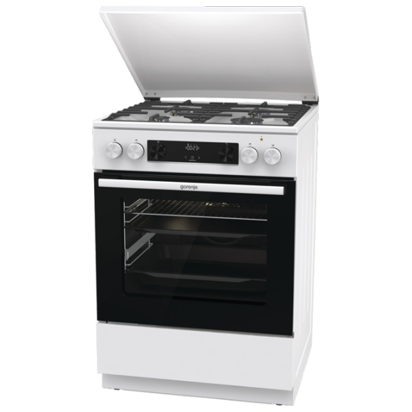 Aragaz Gorenje GKS6C71WF White Tipul plitei: Pe gaz, 71 l, Tipul cuptorului: Electric photo 4