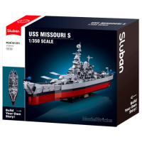 Constructor Sluban Military ship Gray Numărul de piese 1739, 12+