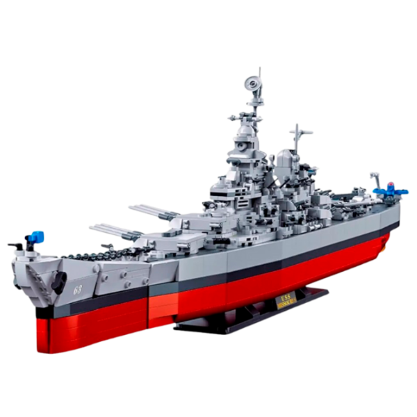 Constructor Sluban Military ship Gray Numărul de piese 1739, 12+ photo 3