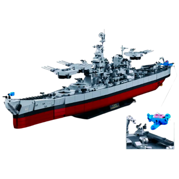 Constructor Sluban Military ship Gray Numărul de piese 1739, 12+ photo 6