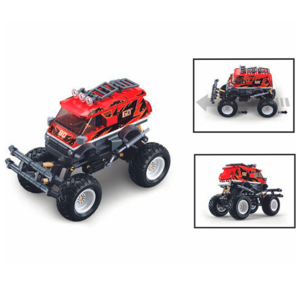 Constructor Sluban Monster Truck Red Numărul de piese 261, 6+ photo 5