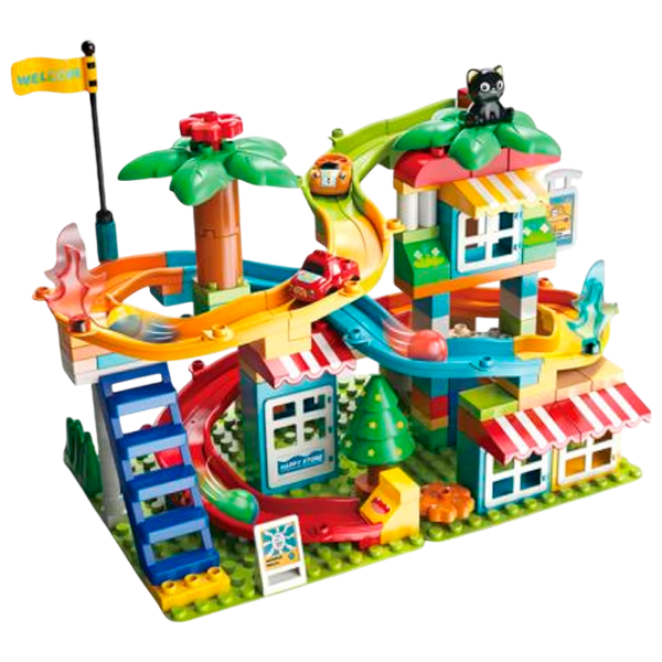 Constructor Feelo Marble Run Green Numărul de piese 116, 6+ photo 1