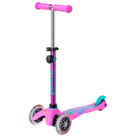 Детский двухколёсный самокат Micro Smart (MMD126) Лаванда 2 года, 50 кг, Полиуретановые