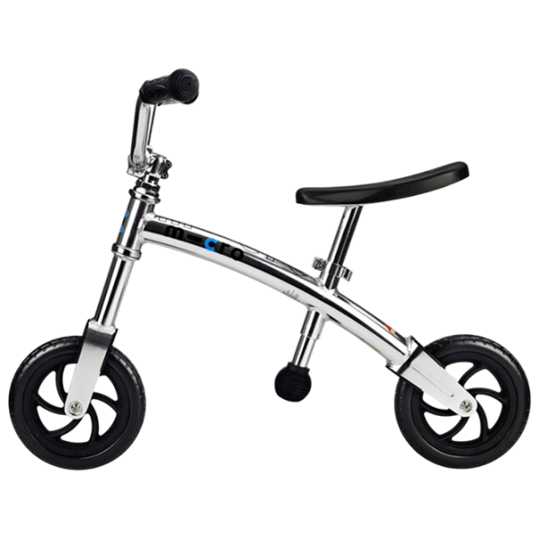 Bicicletă fără pedale Micro G-Bike Chopper Silver Black  / Pentru copii photo 3