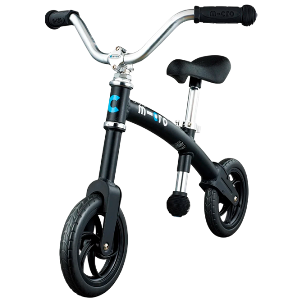 Bicicletă fără pedale Micro G-Bike Chopper Black Black  / Pentru copii photo 1