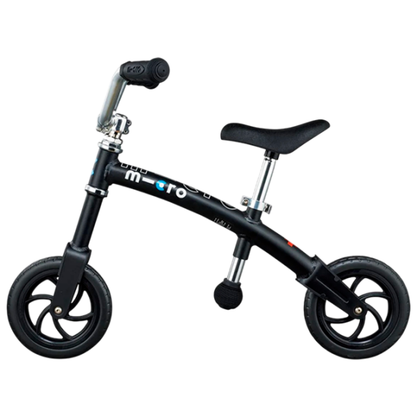 Bicicletă fără pedale Micro G-Bike Chopper Black Black  / Pentru copii photo 2