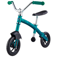 Bicicletă fără pedale Micro G-Bike Chopper Deluxe 7.8" Aqua Black  / Pentru copii