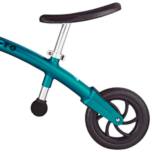 Bicicletă fără pedale Micro G-Bike Chopper Deluxe 7.8" Aqua Black  / Pentru copii photo 2