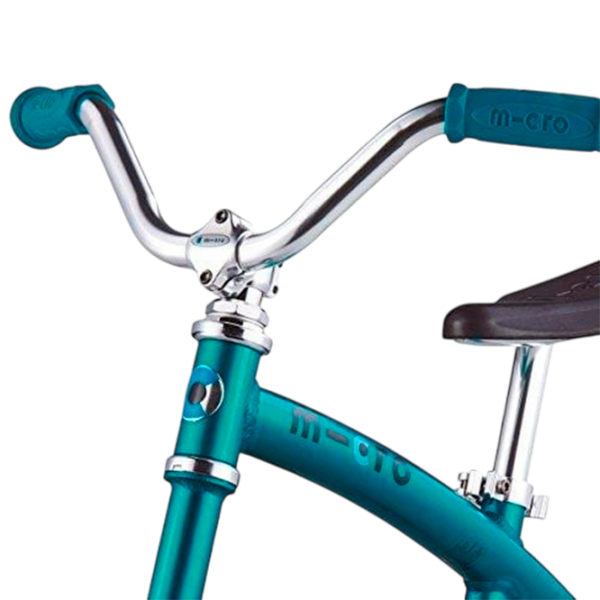 Bicicletă fără pedale Micro G-Bike Chopper Deluxe 7.8" Aqua Black  / Pentru copii photo 3
