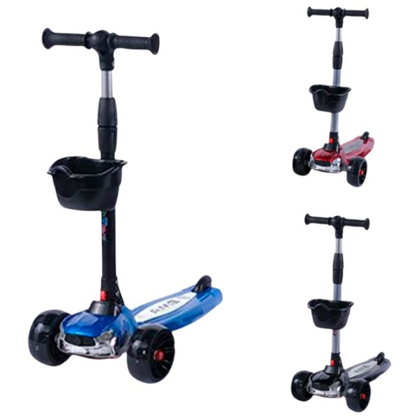 Trotinetă pentru copii cu trei roți Scooter 2100004-6P (2100004-6P) Multicolor 3 ani, 50 kg,  photo 1