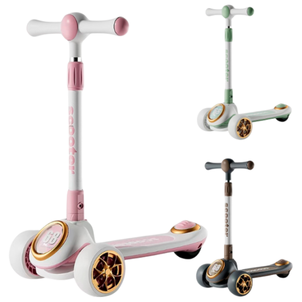Детский трёхколёсный самокат Scooter BW618 (BW618) Разноцветный 3 года, 50 кг,  photo 1