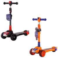 Trotinetă pentru copii cu trei roți Scooter 2610001-6P (2610001-6P) Multicolor 3 ani, 50 kg, 