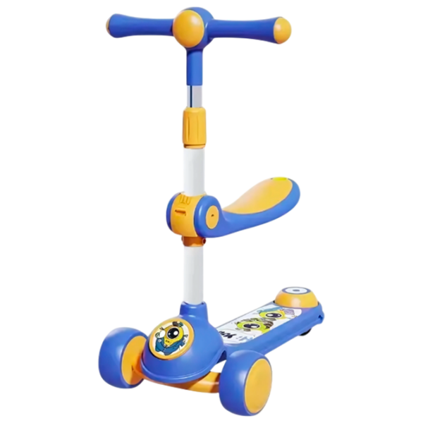 Trotinetă pentru copii cu trei roți Scooter BW638z (BW638z) Multicolor 3 ani, 50 kg,  photo 4