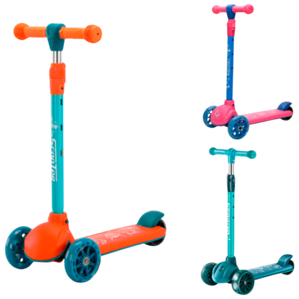Trotinetă pentru copii cu trei roți Scooter 3870003-6P (3870003-6P) Multicolor 3 ani, 50 kg,  photo 1
