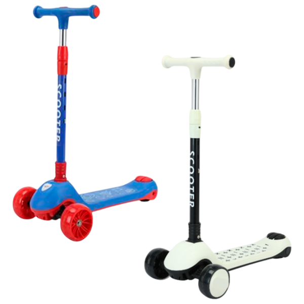 Trotinetă pentru copii cu trei roți Scooter 3010527-6P (3010527-6P) Multicolor 3 ani, 50 kg, Din PU photo 1