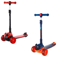 Trotinetă pentru copii cu trei roți Scooter 2610010-6P (2610010-6P) Multicolor 3 ani, 50 kg, Din PU