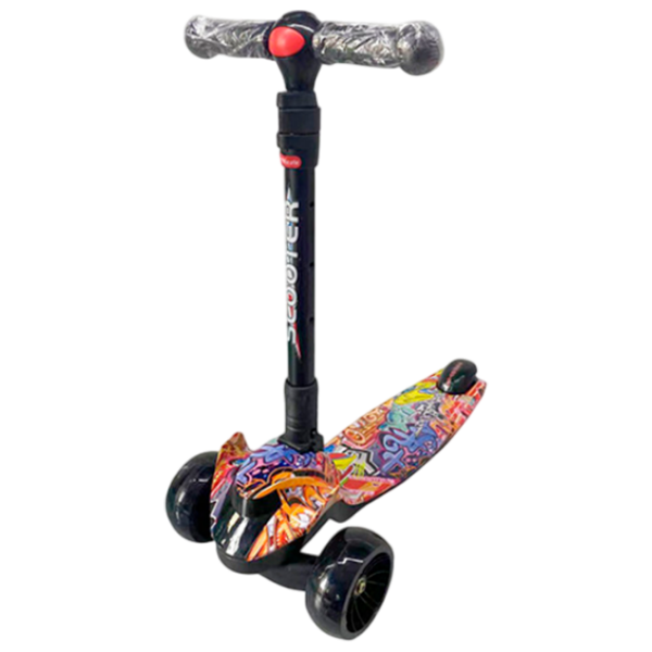 Trotinetă pentru copii cu trei roți Scooter 2610010-6P (2610010-6P) Multicolor 3 ani, 50 kg, Din PU photo 4