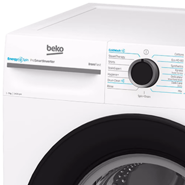 Mașină de spălat Beko BM3WFSU47415WB White 7 kg, 1400 rpm, A photo 9