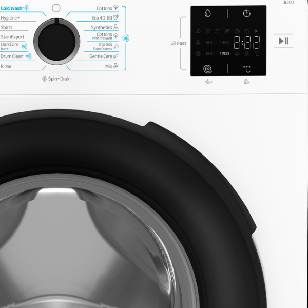 Стиральная машина Beko BM3WFSU47415WB Белый 8 кг, 1400 об/мин, A photo 5