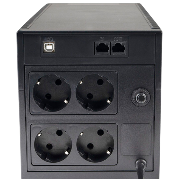 ИБП PowerCom RPT-1025AP (615 / 1025VA) Черный  photo 1