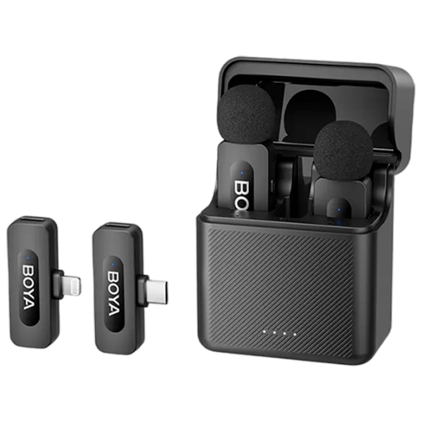 Microfon Boya BY-V3 Combo Ultracompact Black  photo 1